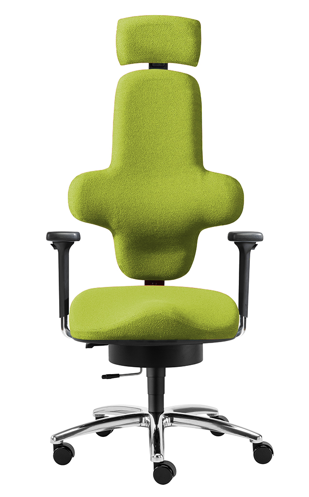 Air L mit Kopfstütze - Bürostuhl mit Kreuzrückenlehne