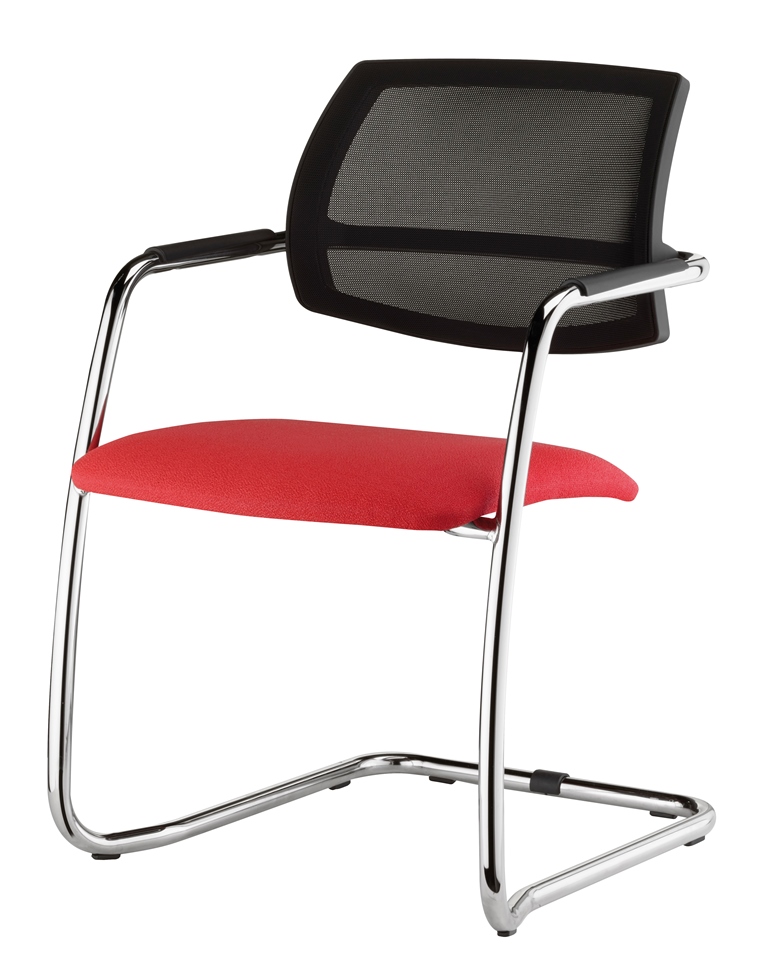 Ergo Mesh Meeting 1 - Freischwinger mit Netzrücken