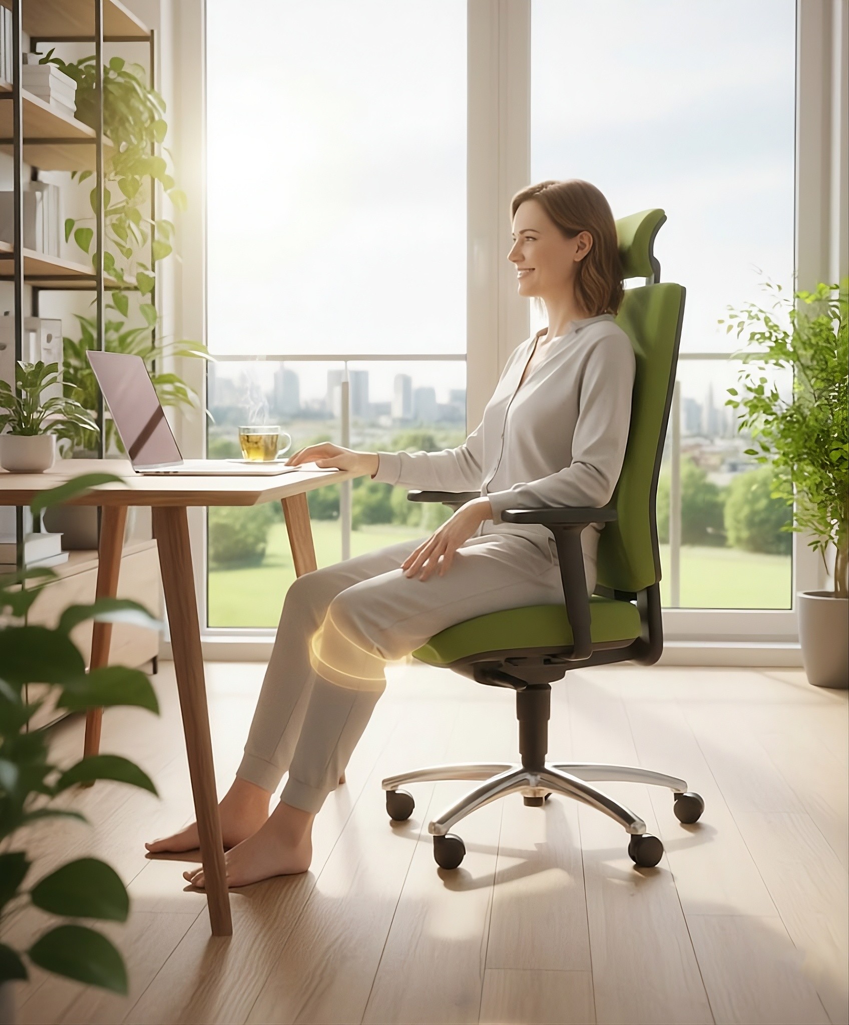 Cube - Bürostuhl gegen Knieschmerzen