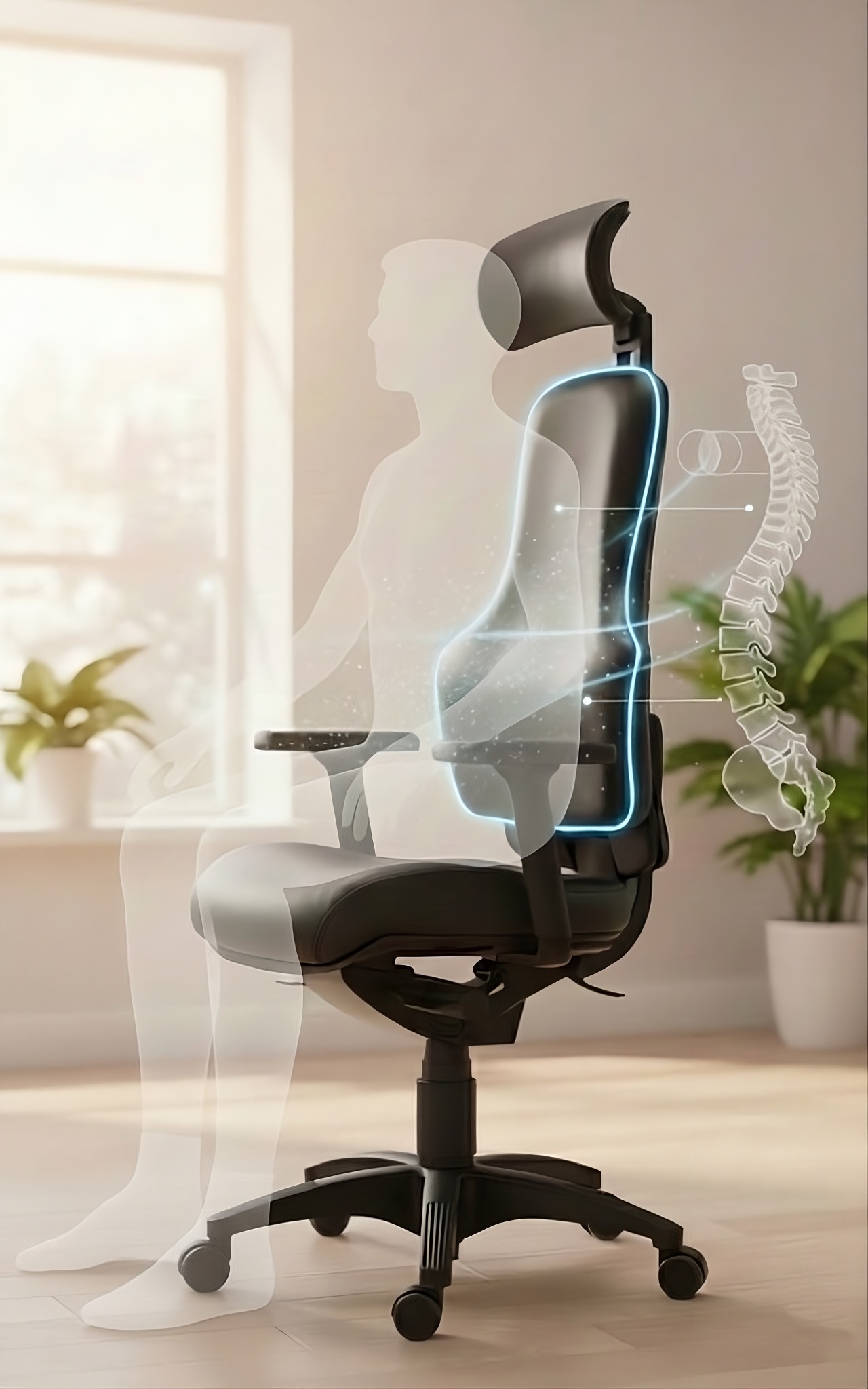 Ortholetic - Bürostuhl gegen Rückenschmerzen