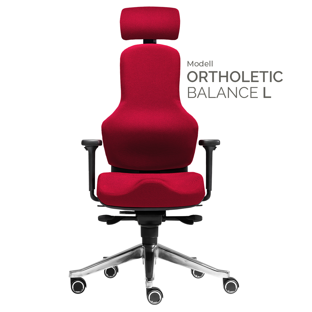 Ortholetic Balance L mit Kopfstütze - Ortho-Bürostuhl