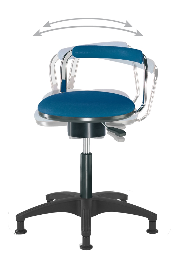 Labor 2 - Ergonomischer Hocker mit Fußring